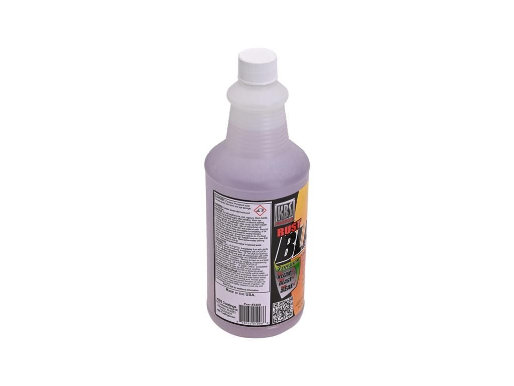 101842 RustBlast - Powerful Metal Acid Etch - Rust Remover Quart - Afbeelding 3