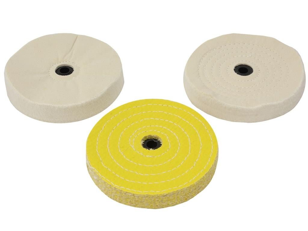 101843 Metal And Plastic Buffing And Polishing Kit - For Use With 6" Bench Grinder - Afbeelding 3