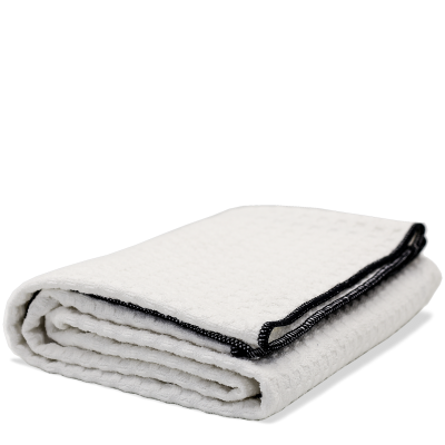 102572 Adams Waffle Weave Microfiber Drying Towel / Cloth 24" x 36"
