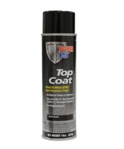 102712 Blacktop Chassis Coater Gloss Black KBS Chassis Paint - Aeresol