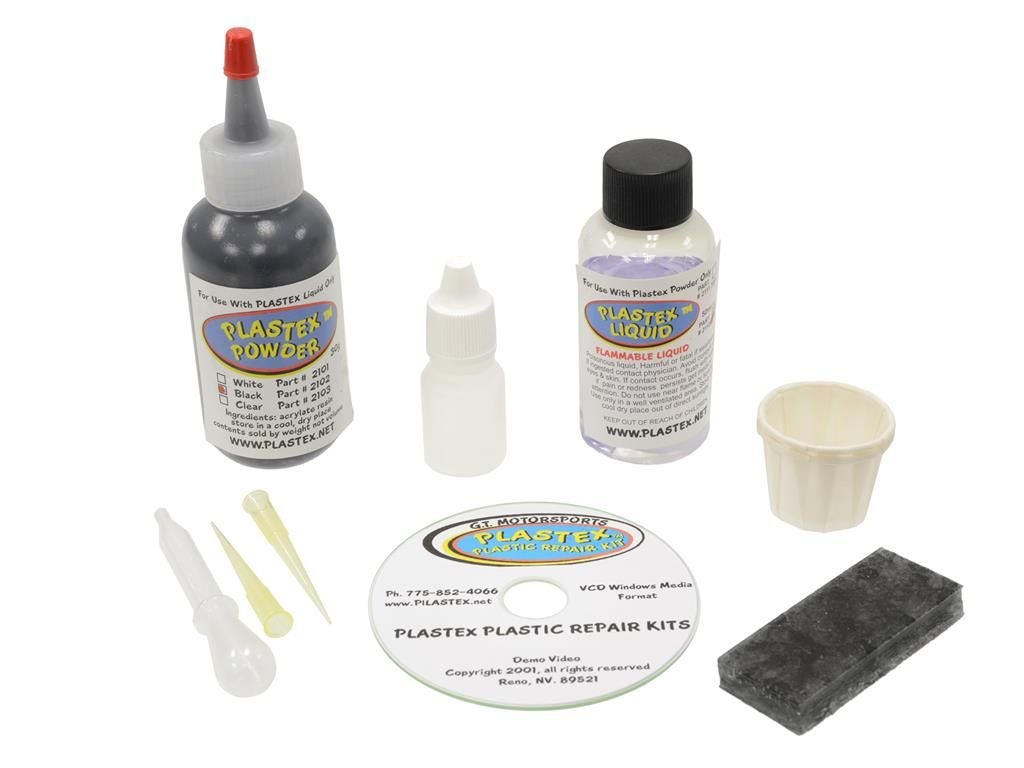 102713 Plastex - Plastic Repair Kit - Black
