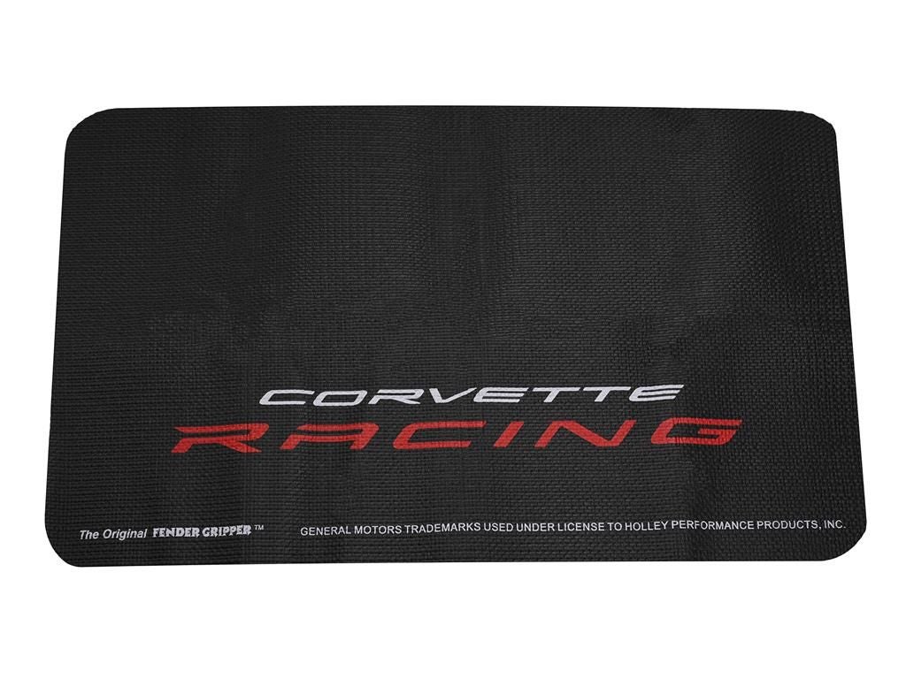 102993 Black Fender Gripper Cover With Corvette Racing