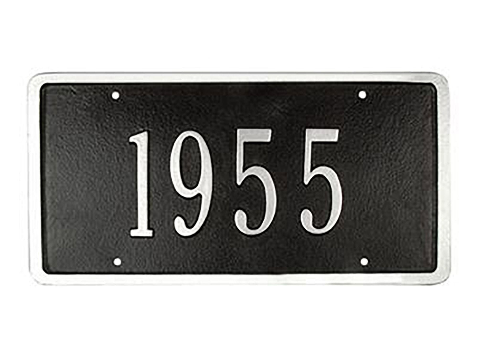 103046 Custom License Plate - With Silver Numbers Choose Car Year