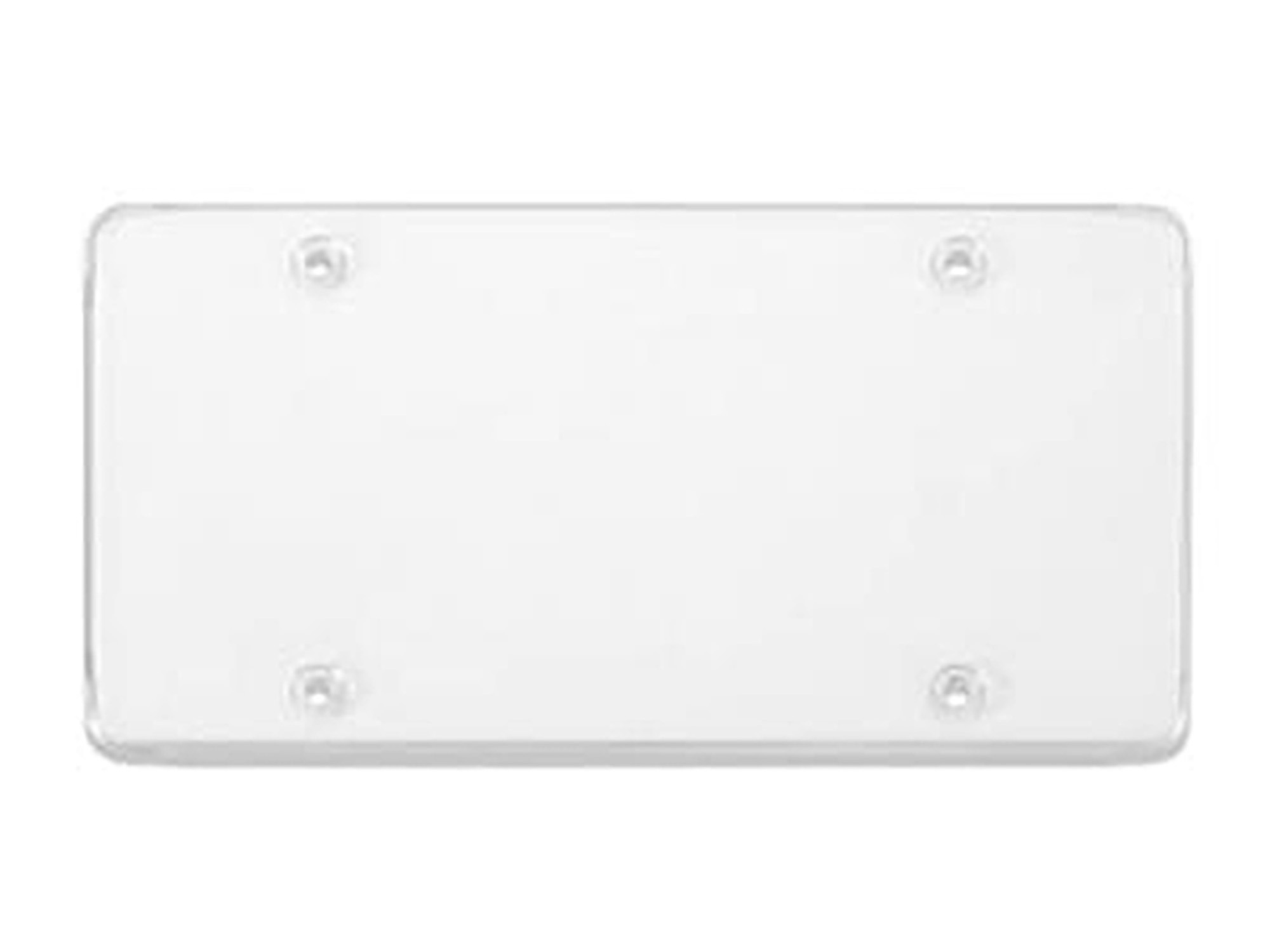 103162 Corvette Clear License Plate Cover - Tuffshield Polycarbonate