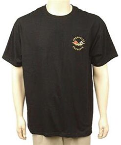 103656 T-Shirt With Your Choice Of Corvette Embroidered Logo Black