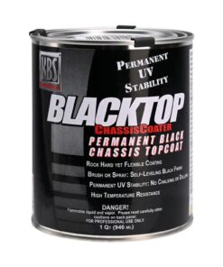 103773 Blacktop Chassis Coater Gloss Black KBS Chassis Paint - Quart
