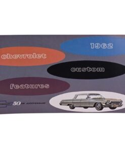111259 1962 Corvette-accessoireboek