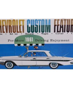 111266 1961 Corvette-accessoireboek