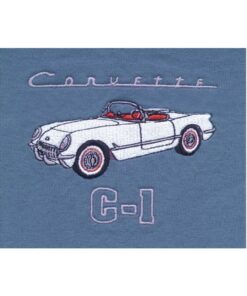 111510 53-55 T-shirt - Zwart met de exterieur- en interieurkleuren van uw auto