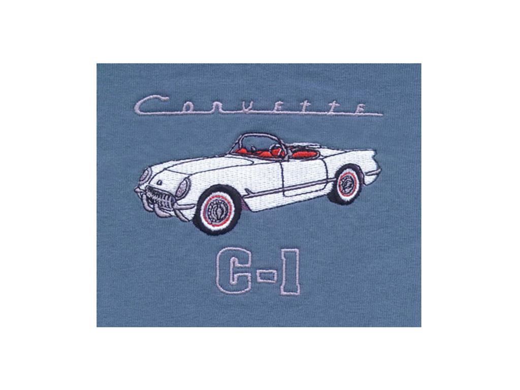 111510 53-55 T-shirt - Zwart met de exterieur- en interieurkleuren van uw auto