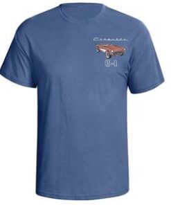 111592 56-57 T-shirt - Blauw met de kleuren van het exterieur van uw auto en de koof
