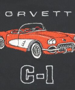 111610 58-60 T-shirt - Zwart met de kleuren van het exterieur van uw auto en de koof