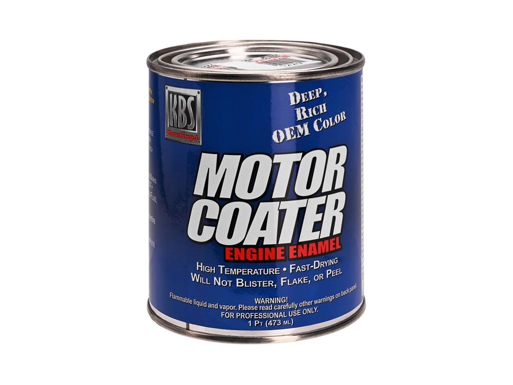 111644 1957-1974 Chevrolet Orange Motor Coater High Heat-motorverf - Pint