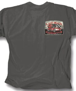 111653 T-shirt - Americas Sports Car C1 Charcoal - Laid Back