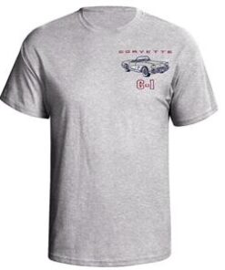 111686 61 T-shirt - Gray With Your Car Exterior Interior And Cove Colors