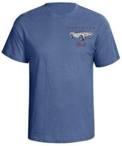 111699 61 T-shirt - Blue With Your Car Exterior Interior And Cove Colors