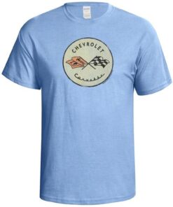 111758 T-Shirt C1 Corvette Blue Classic Logo