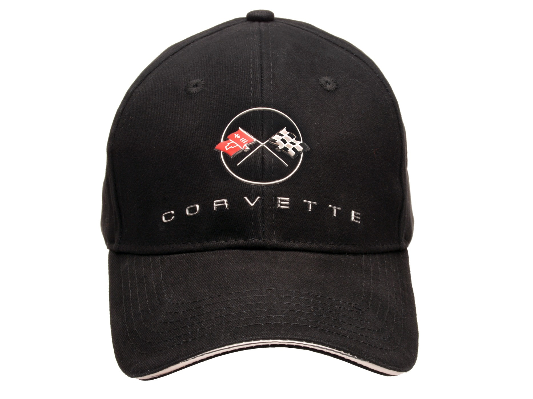 111827 Black Hat with C1 Liquid Metal Emblem and Script