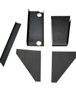 141358R 1956-1962 Reparatieset voor rechter deurscharnierstijl - staal "Niet meer leverbaar"