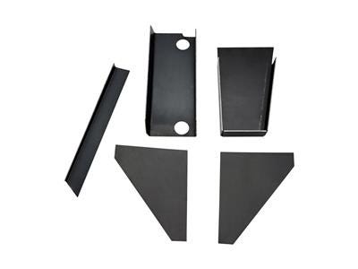 141358R 1956-1962 Reparatieset voor rechter deurscharnierstijl - staal "Niet meer leverbaar"