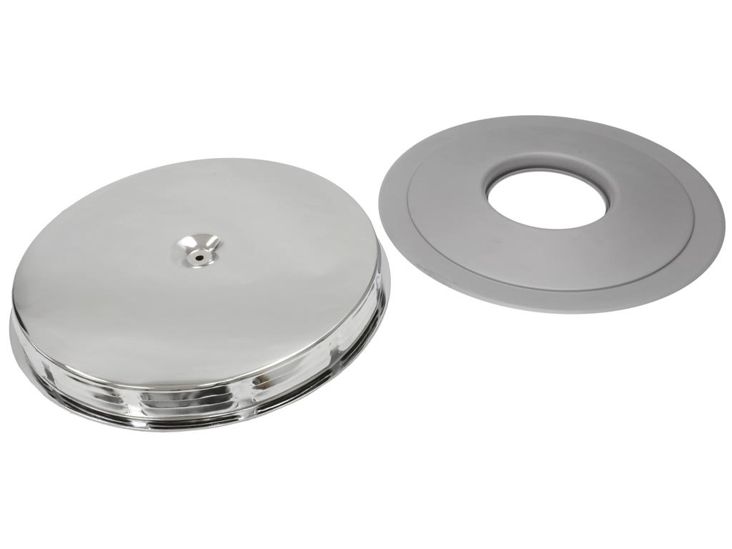 151126 58-62 Holley / Edelbrock Chroomstaal luchtfilter met element