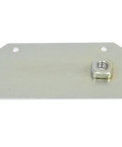 181311L 61-62 Left Front Seat Hold Down Retainer Plate - Underbody