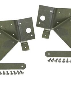 181349 56-58 Verstevigingsbeugel voor carrosseriemontage - voorkant met riem Aluminium