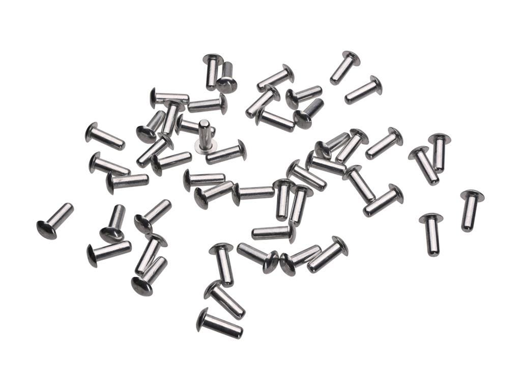 181417 1953-1967 Aluminium klinknagelset met ronde kop (50 stuks)