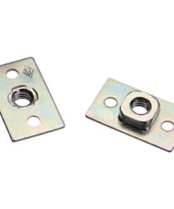 181429 1956-1960 Zadelbevestigingsmoerplaten voor onderzijde - Set van 16