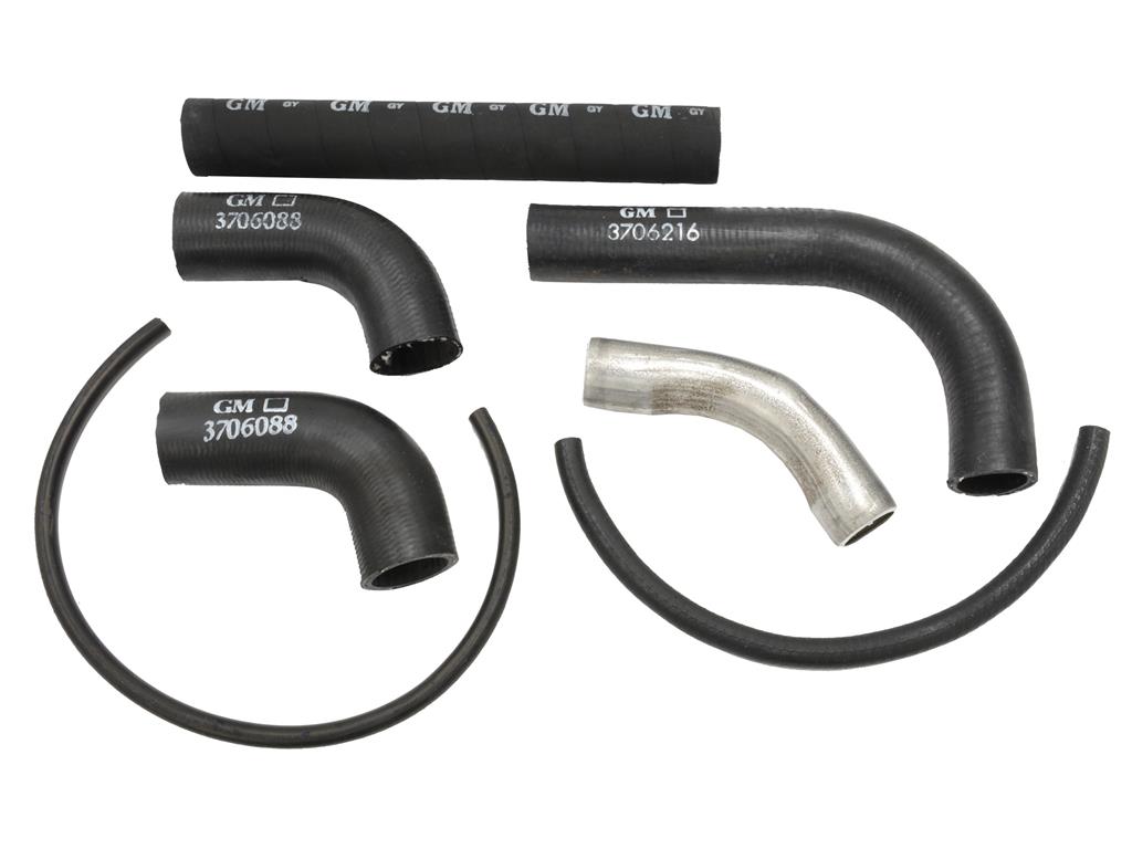 241122 53-55 Radiateurslangenset - Met metalen bocht - 6 cilinders