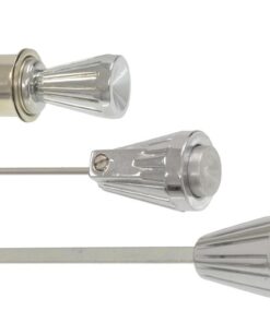 251097 61-62 Dash Knob Set With Windshield Washer - Set Of 3