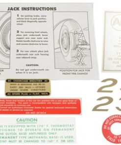 261625 59-60 Decal Set - 230 Horsepower - 8 Pieces
