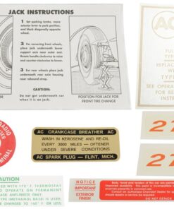 261628 59-60 Decal Set - 270 Horsepower - 8 Pieces