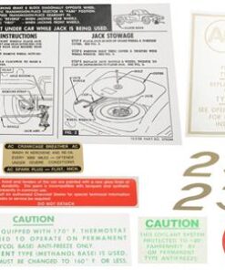 261631 61 Decal Set - 230 Horsepower - 8 Pieces