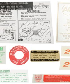 261633 61 Decal Set - 270 Horsepower - 8 Pieces