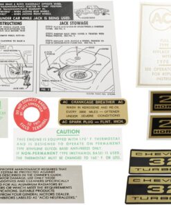 261636 62 Decal Set - 250 Horsepower - 11 Pieces