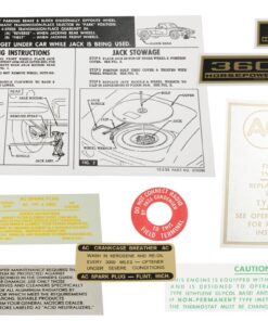 261639 62 Decal Set - 360 Horsepower - 10 Pieces