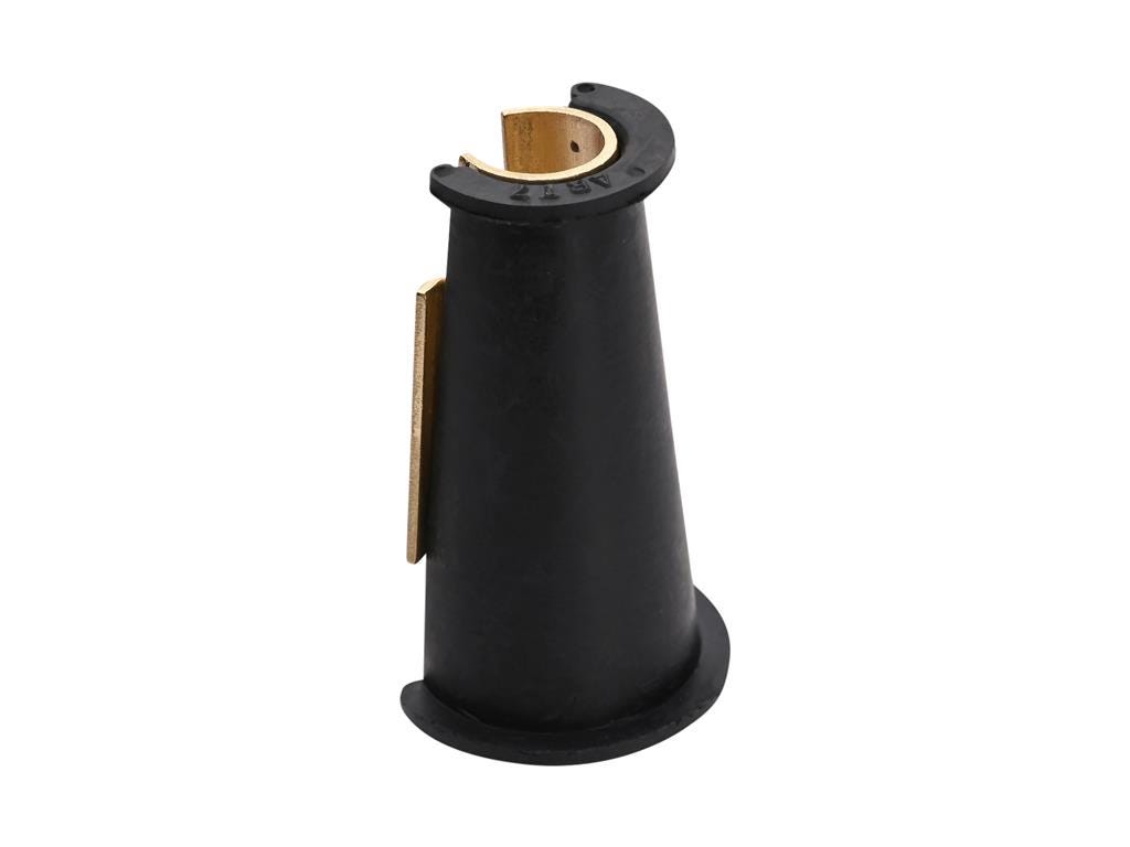 283258 1970-1975 Deurgeleider-ontvanger-inzetset - rubber en messing