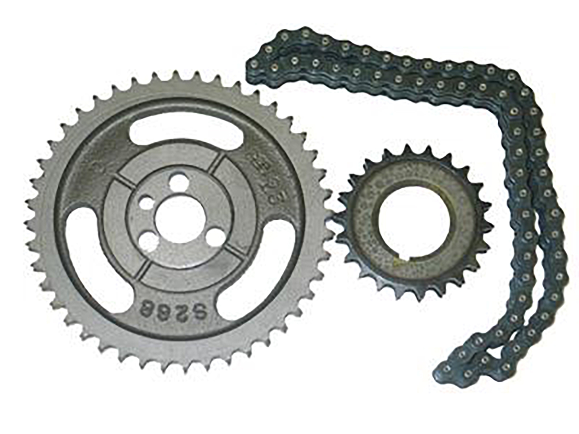 301006 1957-1986 283/327/350 Distributieketting met tandwielenset - Dubbele rol