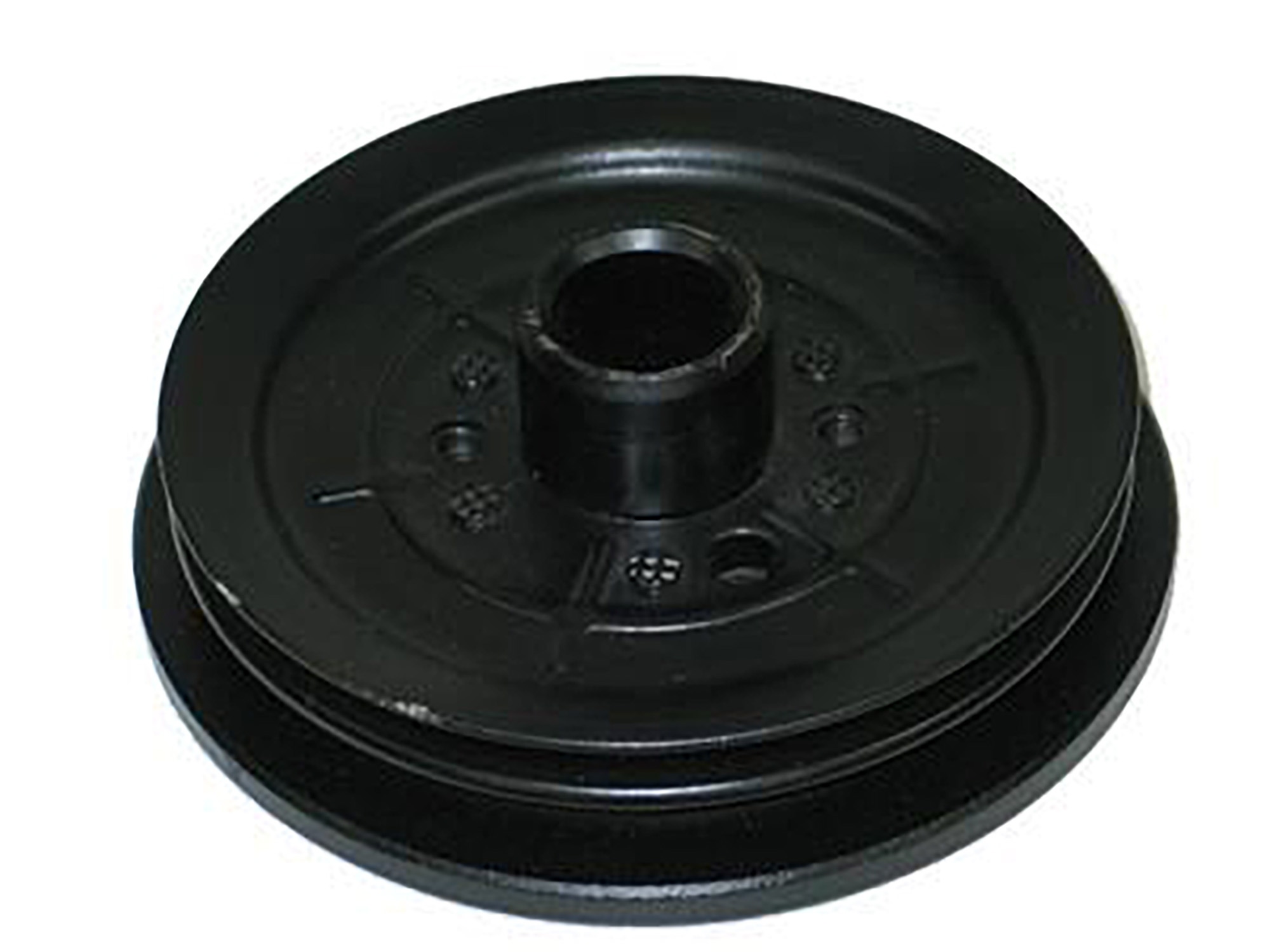 301146 53-54 6 cilinder krukas/harmonische balancer met poelie gebruikt/gereviseerd (ND)