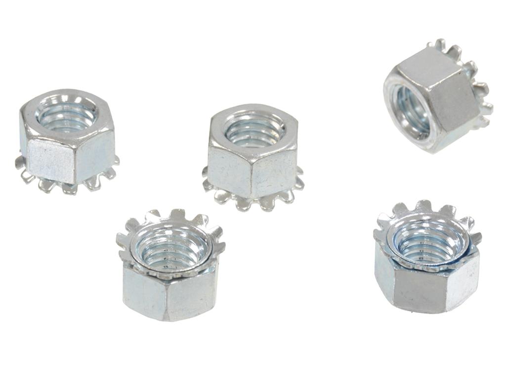 301231 60-80 Oil Pan Baffle / Windage Tray Nut - With Washer - 5 Pieces