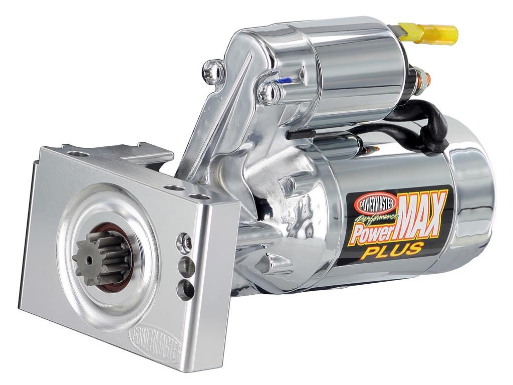 301675 1955-1996 Ramjet 350/502 Powermaster PowerMAX Plus starter gespreid 16:1 chroom