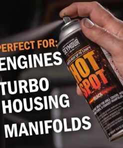321013 High Temp Hot Spot Aluminim Finish Spray Paint - 12 Ounces
