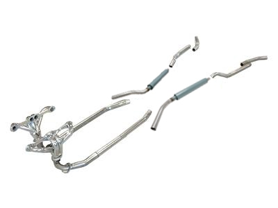321132 61-62 Exhaust System With Headers and Magnaflow Mufflers