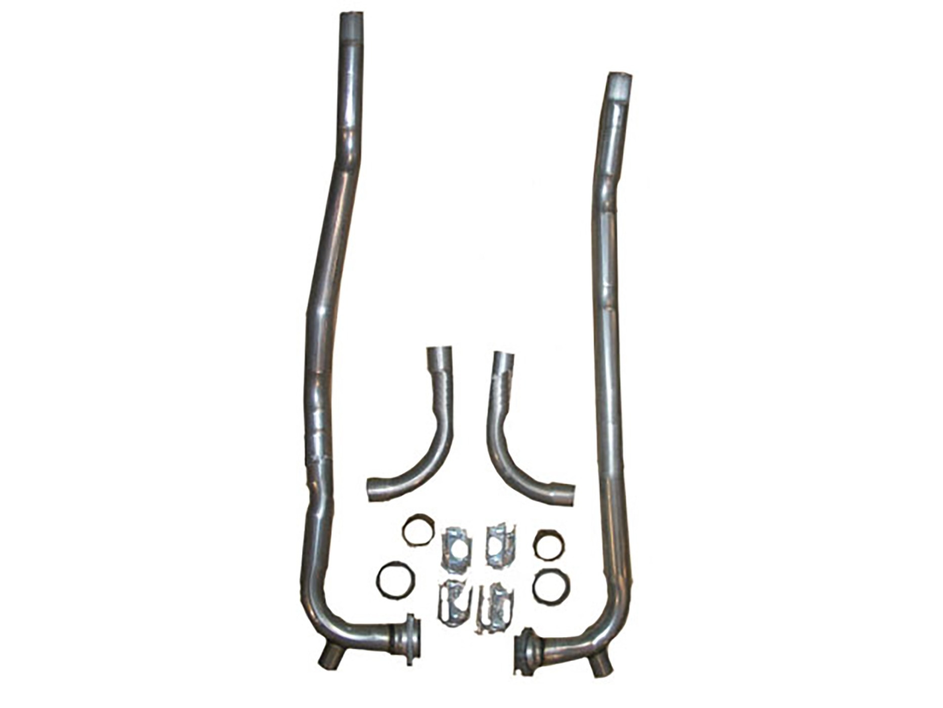 321617 62 2 1/2in Front Exhaust Pipes w/Crossover Pipe