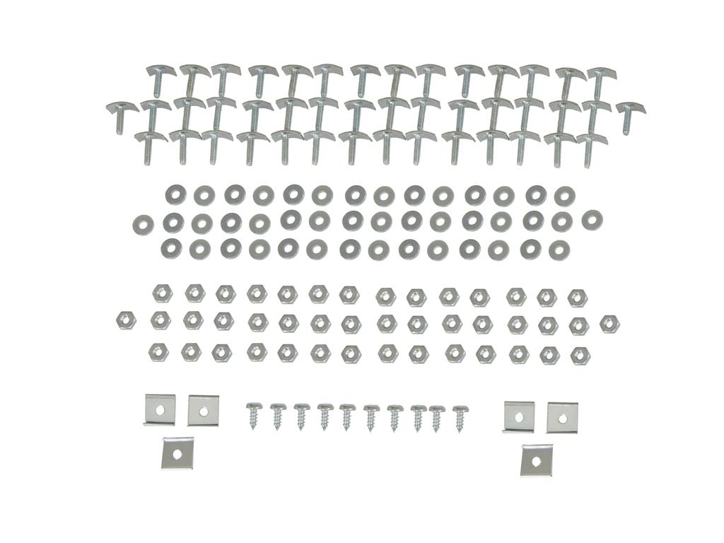 331226 56-61 Montageset zijbekledingslijsten met T-bout, houders, moeren en ringen