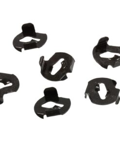 341087 58-62 Verwarmingsklokconsole / 58 Kofferbakstrip Gevleugelde Speednut Set - Plat - 6-delig