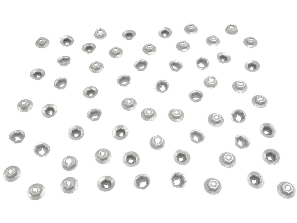 341090 58 Speednut-set voor exterieurbekleding en embleem (60 stuks)