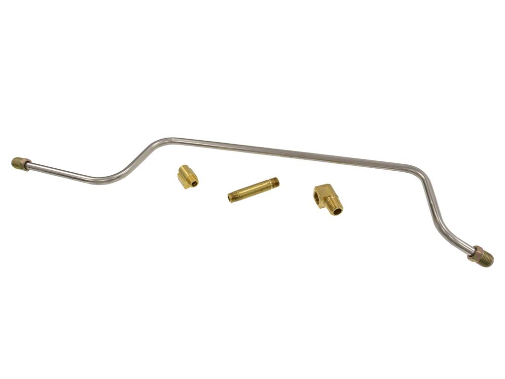 351113 62 Fuel Line - 300 / 340 - 2 Fittings Stainless Steel - Less Filter