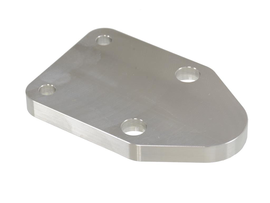 351147 55-91 Brandstofpomp blokkeerplaat 283 / 327 / 350 - Aluminium